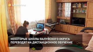Некоторые школы Валуйского округа переводят на дистанционное обучение