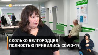 Сколько белгородцев полностью привились COVID-19