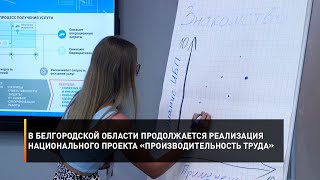 В Белгородской области продолжается реализация национального проекта «Производительность труда»