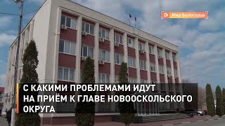С какими проблемами идут на приём к главе Новооскольского округа