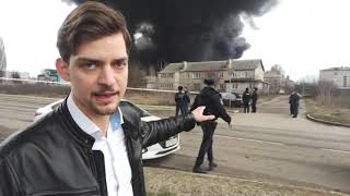 На белгородской нефтебазе тушат пожар расчёты всего региона