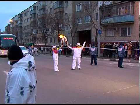 Олимпийский факел в Белгороде пронес Борислав Струлев