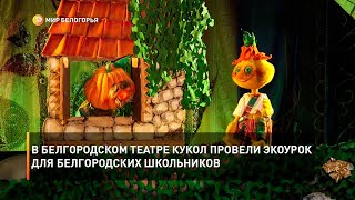В Белгородском театре кукол провели экоурок для белгородских школьников