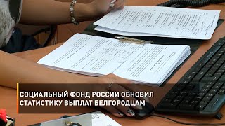 Социальный фонд России обновил статистику выплат белгородцам