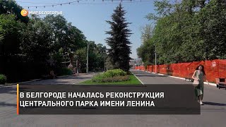 В Белгороде началась масштабная реконструкция Центрального Парка имени Ленина