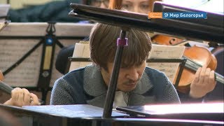 Филипп Копачевский и Рашит Нигаматуллин в студии «Мира Белогорья»