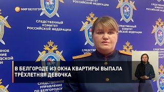 В Белгороде из окна квартиры выпала трёхлетняя девочка