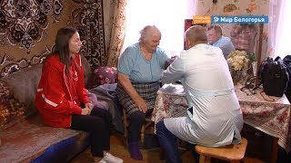 Медики-волонтеры проводят массовые осмотры сельских жителей