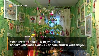 У собирателя ёлочных игрушек из Волоконовского района – пополнение в коллекции