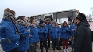 Работа «Снежного десанта» в Новом Осколе