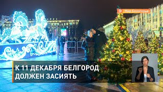 К 11 декабря Белгород должен засиять