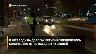 В 2022 году на дорогах региона увеличилось количество ДТП с наездом на людей