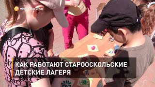 Как работают старооскольские детские лагеря