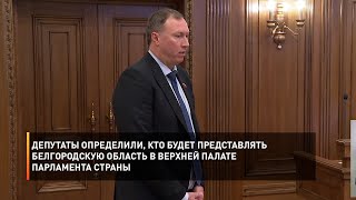 Депутаты определили, кто будет представлять Белгородскую область в верхней палате парламента страны
