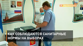 Как соблюдаются санитарные нормы на выборах 