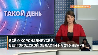 Всё о коронавирусе в Белгородской области на 21 января