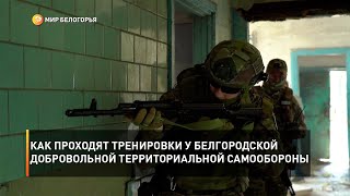 Как проходят тренировки у белгородской добровольной территориальной самообороны