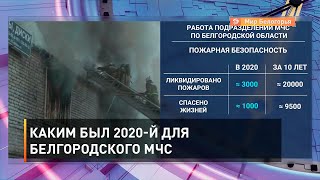 Каким был 2020-й для белгородского МЧС
