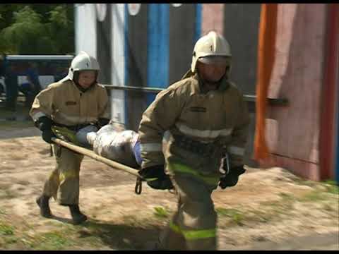 Соревнования пожарных в Белгороде