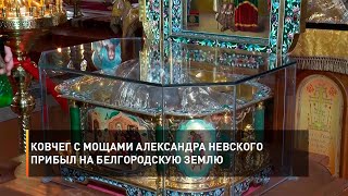 Ковчег с мощами Александра Невского прибыл на Белгородскую землю