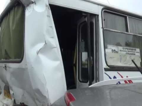 Столкновение автобусов в Белгороде