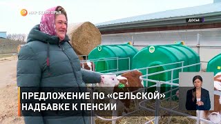 Предложение по «сельской» надбавке к пенсии
