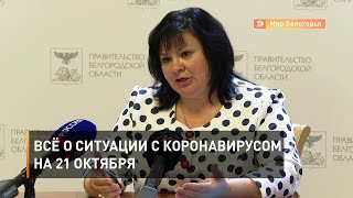Всё о ситуации с коронавирусом на 21 октября