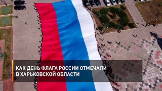 Как День флага России отмечали в Харьковской области