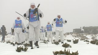 Лыжный переход уссурийских десантников