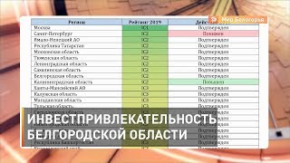 2-е место в рейтинге инвестпривлекательности заняла Белгородская область