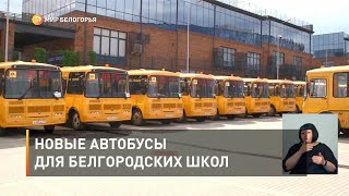 Новые автобусы для белгородских школ