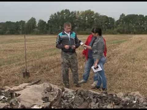 Под Прохоровкой из земли извлечены обломки немецкого самолета