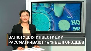 Валюту для инвестиций рассматривают 16 % белгородцев