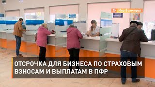 Отсрочка для бизнеса по страховым взносам и выплатам в ПФР