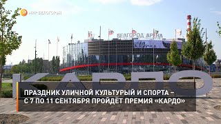Праздник уличной культурый и спорта – с 7 по 11 сентября пройдёт премия «КАРДО»