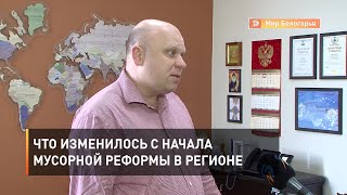 Что изменилось с начала мусорной реформы в Белгородской области