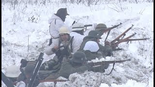 Реконструкция боя в День освобождения Нового Оскола
