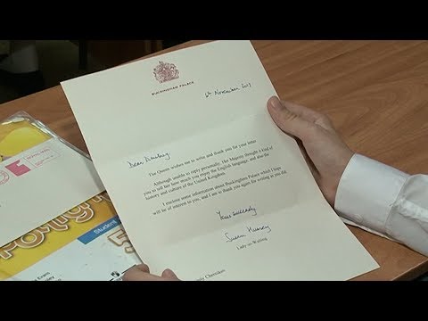 Школьник из Томаровки получил письмо от королевы Англии