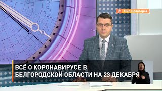 Всё о коронавирусе в Белгородской области на 23 декабря