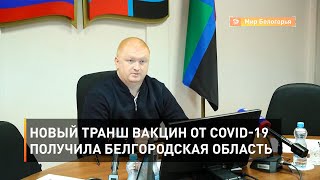 Новый транш вакцин от COVID-19 получила Белгородская область 