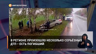 В регионе произошло несколько серьёзных ДТП – есть погибший