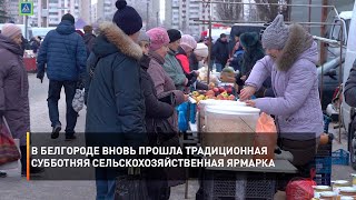 В Белгороде вновь прошла традиционная субботняя сельскохозяйственная ярмарка