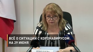 Всё о ситуации с коронавирусом на 29 июня
