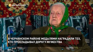 В Чернянском районе медалями наградили тех, кто прокладывал дорогу Мужества