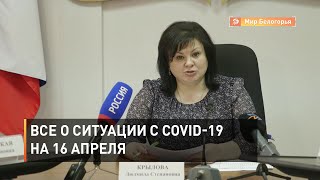 Все о ситуации с COVID-19 на 16 апреля