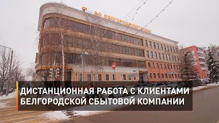 Дистанционная работа с клиентами Белгородской сбытовой компании