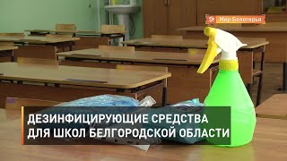 Все школы Белгородской области обеспечены дезинфицирующими средствами