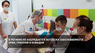 В регионе не наблюдается всплеска заболеваемости ОРВИ, гриппом и ковидом