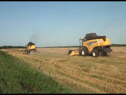 Нехватка комбайнов в области