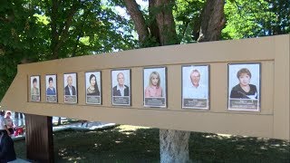 Обновленная доска почета в Алексеевке